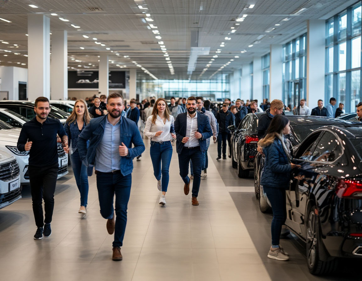 Ажиотажный спрос: россияне бросились покупать авто до резкого роста утильсбора