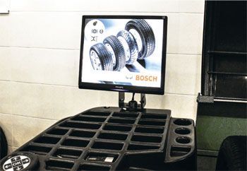 Калибровка балансировочного оборудования Bosch