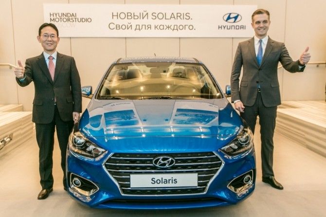 Фото нового Hyundai Solaris