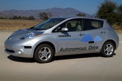 Nissan объявляет о разработке автомобилей с автономным управлением