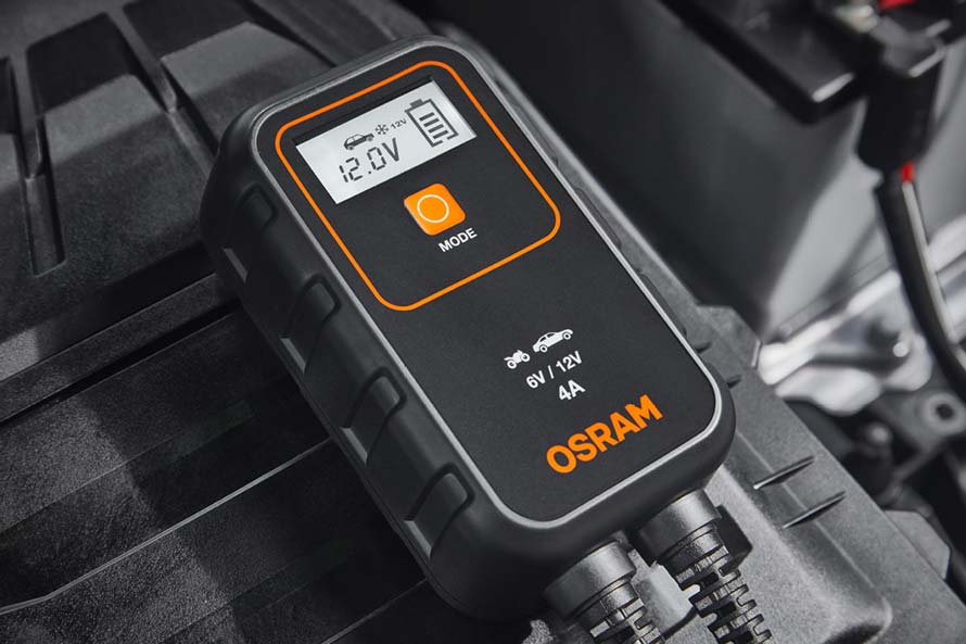 Зарядные устройства Osram для всех типов современных автомобильных аккумуляторов